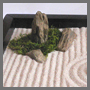 Klasická mini zenová zahrada